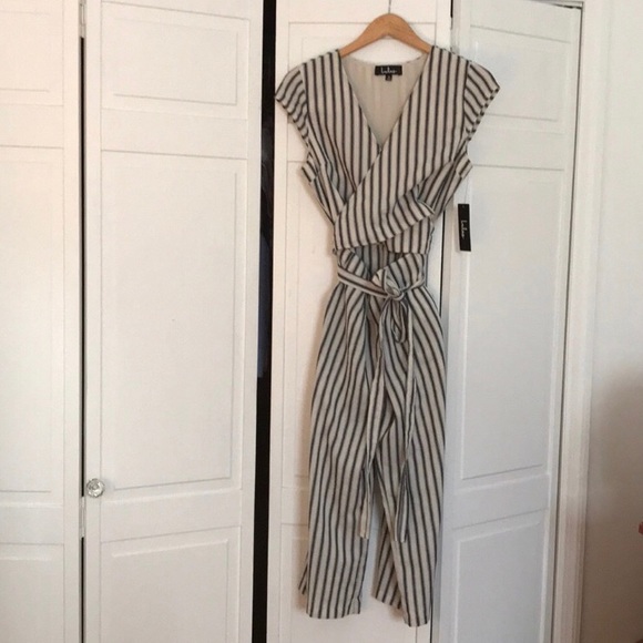 Lulus Pants - Striped Jumpsuit